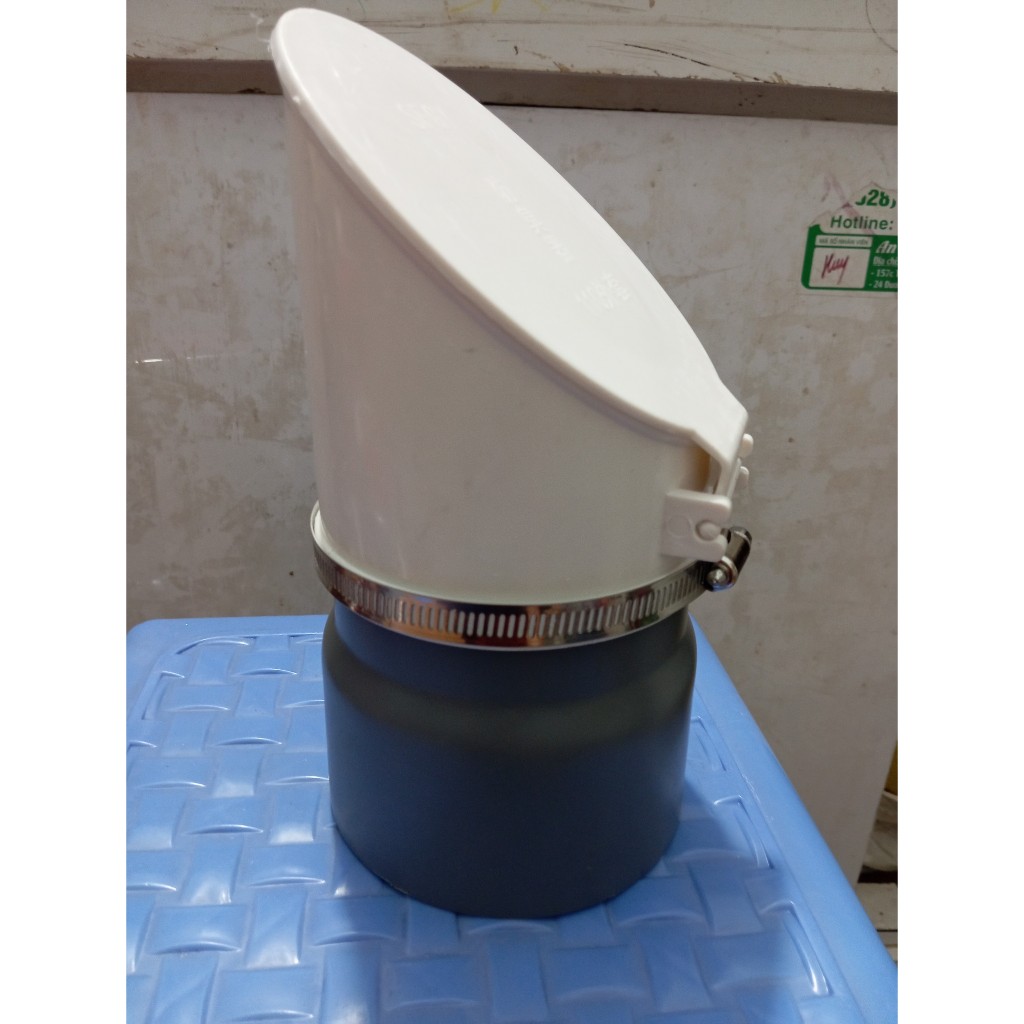 Van ngăn mùi hố ga PVC 114 kiểu 2 - Van cửa lật PVC 114 kiểu 2 - Nắp đậy ngăn mùi PVC 114 kiểu 2