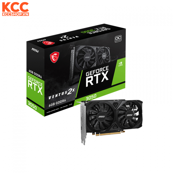 VGA MSI GeForce RTX 3050 VENTUS 2X 6G OC - Mới Bảo Hành 36 Tháng | BigBuy360 - bigbuy360.vn