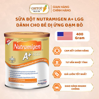 Sữa Bột Nutramigen A+ LGG lon 400g dành cho bé dị ứng đạm bò