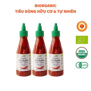 Tương ớt hữu cơ Sriracha Lumlum 250g dùng làm sốt chấm, gia vị ướp đồ ăn, hương vị thơm dịu, cay nhẹ