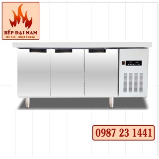 Tủ mát bàn chặt, bàn lạnh quầy bar 1,8m