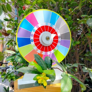 Vòng quay may mắn ( 18 màu vòng tròn trong số - kt: 25cm x 35cm)