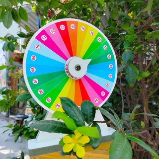 Vòng Quay May Mắn ( 24 ô viền trắng - Kt: 25cm x 35cm)