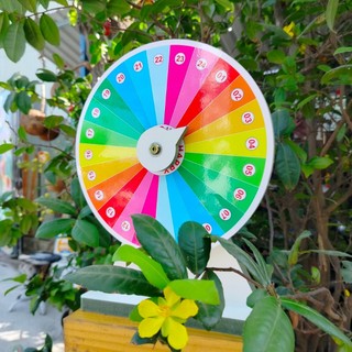 Vòng Quay May Mắn ( 24 ô viền trắng - Kt: 25cm x 35cm)
