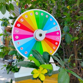 Vòng Quay May Mắn ( 24 ô viền trắng - Kt: 25cm x 35cm)