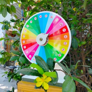 Vòng Quay May Mắn ( 24 ô viền trắng - Kt: 25cm x 35cm)