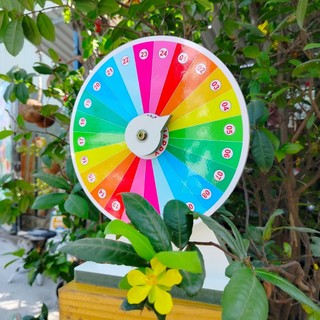 Vòng Quay May Mắn ( 24 ô viền trắng - Kt: 25cm x 35cm)