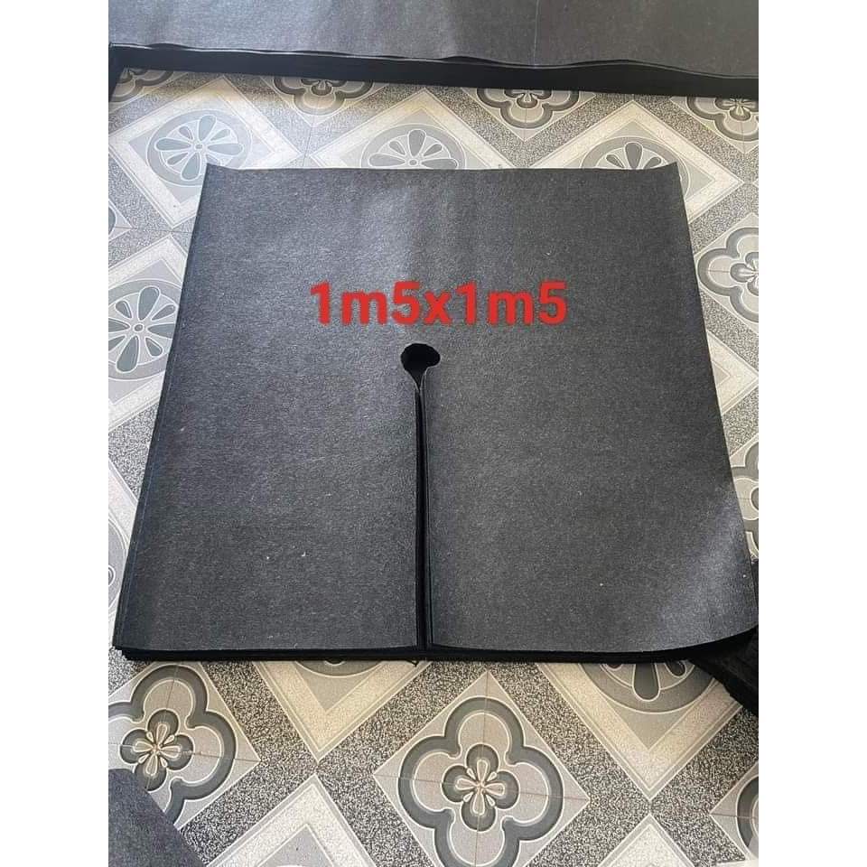 100 tấm bạt phủ cỏ (1m5x 1m5) bạt phủ gốc cây, bạt trải cỏ