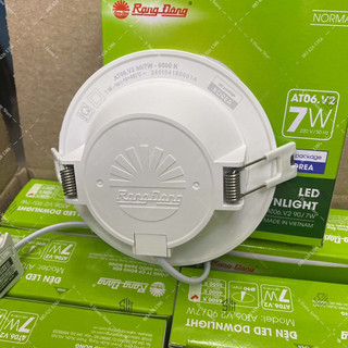 Đèn downlight âm trần đế nhựa 7w,9w phi 110,phi 90 Rạng Đông