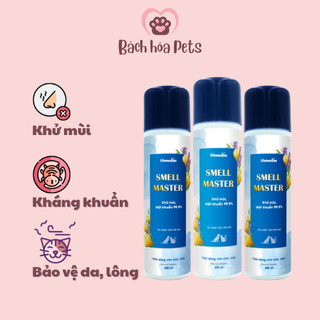 Xịt khử mùi cho chó mèo, thú cưng - xịt khử mùi nước tiểu, chậu cát vemedim smell master
