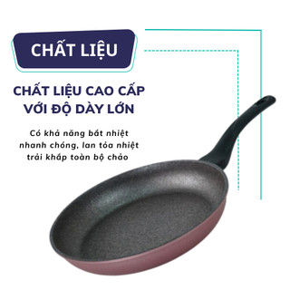 Chảo chống dính vân đá ECORAMIC size 26 cm