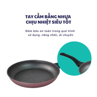 Chảo chống dính vân đá ECORAMIC size 26 cm