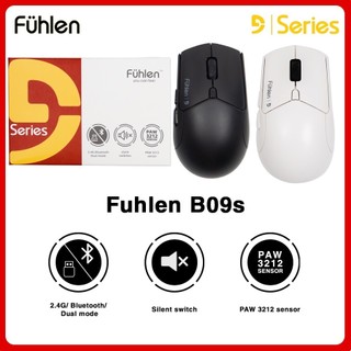  Chuột Gaming Bluetooth Silent Fuhlen B09s Dual-mode Bluetooth và wireless 2.4G  DPI 4000 sạc pin 