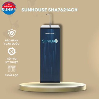 Máy lọc nước RO nóng nguội lạnh Sunhouse Slimbio SHA76214CK-S 9 lõi bảo hành chính hãng