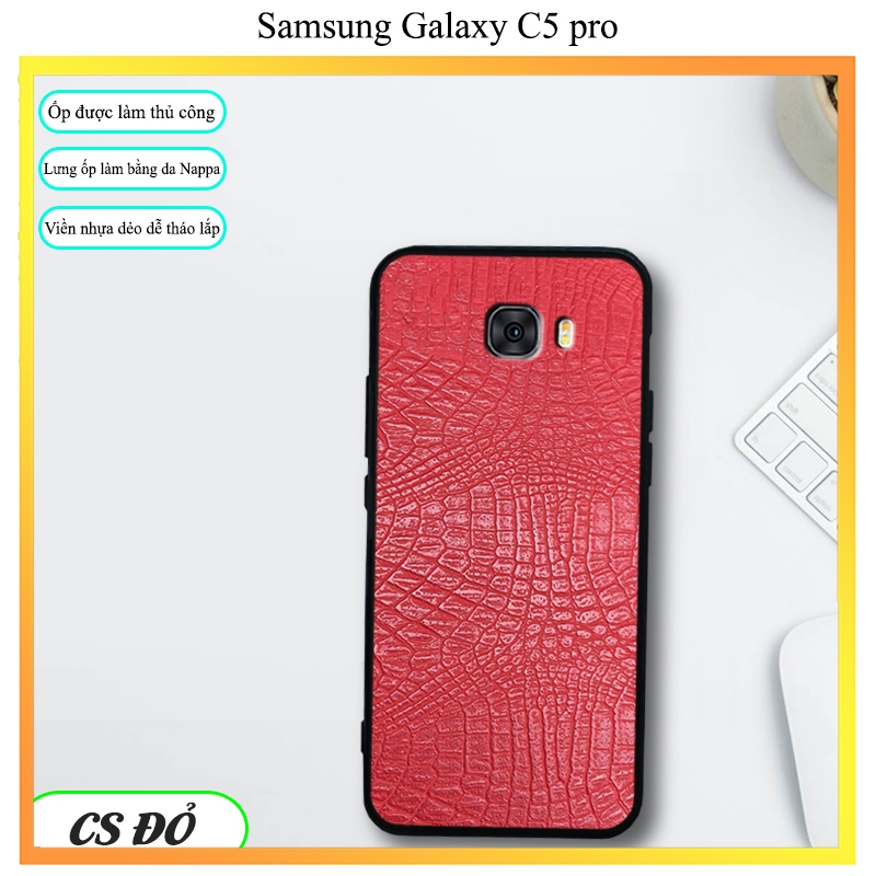 Ốp lưng da cho điện thoại Samsung Galaxy C5 Pro/C7/C7 Pro/C9 Pro