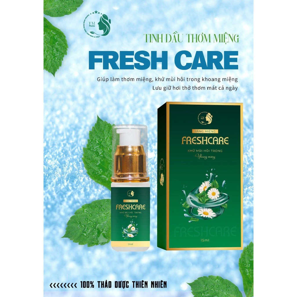 Tinh Dầu Thơm Miệng Fresh Care 15ml - Khử Mùi Hôi - Hơi Thở Thơm Mát