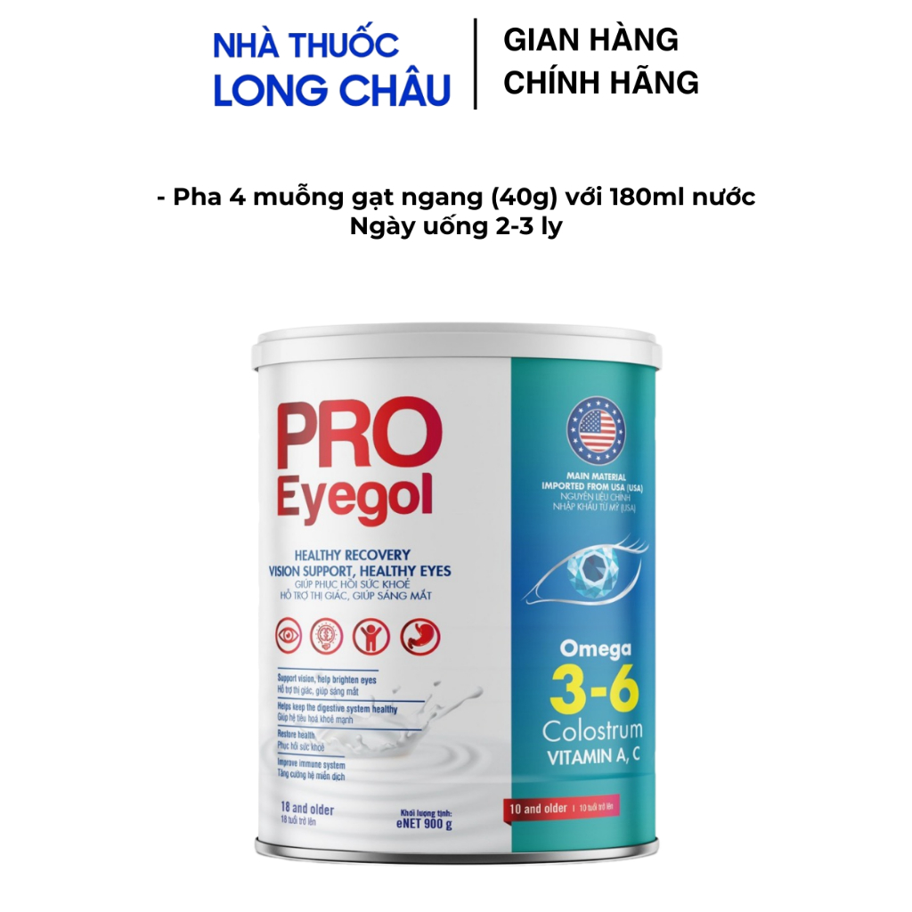 Sữa bổ mắt ProEyegol Sữa cho người cao tuổi chính hãng Japa Kids