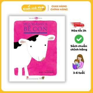 Sách Ehon cho bé từ 3 tuổi - Mùa xuân của bê con