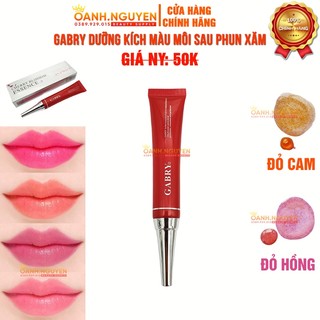 10 TUÝP DƯỠNG GABRY KÍCH MÀU MÔI SAU XĂM (Loại 1)
