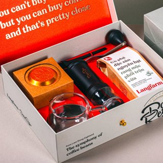 Set quà bản giao hưởng cà phê Langfarm x Dalat Retro