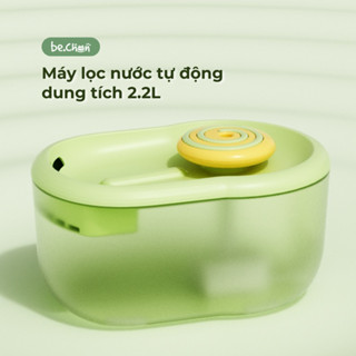 Máy uống nước tự động cho chó mèo kèm lõi lọc/ Máy lọc nước cho thú cưng hình kẹo ngọt BECHON