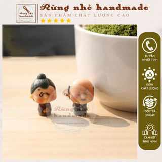 Tiểu cảnh, cặp đôi ông bà, terrarium, tiểu cảnh mini, trang trí tiểu cảnh, mô hình tiểu cảnh, tiểu cảnh sen đá