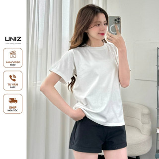 Áo thun nữ cổ tròn UNIZ AobabytetronFORMTO882/P3K1
