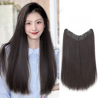 Tóc Giả Kẹp, Tóc Kẹp Dải Thẳng Cao Cấp Mẫu 50cm