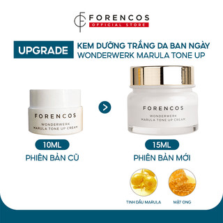 Kem dưỡng trắng da nâng tone, hỗ trợ làm đều màu da, cấp ẩm dành cho ban ngày FORENCOS phiên bản mới 15ml