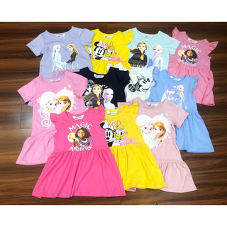 Váy đầm cotton bé gái có tay 11-35kg