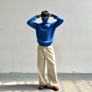 Ocean blue knit | dsoutfit - áo len cổ lọ