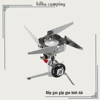 Bếp Gas Mini Dã Ngoại Gấp Gọn Sử Dụng Bình Gas Dài, Bếp Ga Đi Picnic Cắm Trại Ngoài Trời - Billba Camping