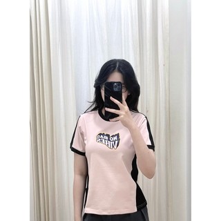 YU CHERRY | Áo thun Baby Tee nữ cotton 4 chiều tay ngắn NoBadVibe Babytee YP041