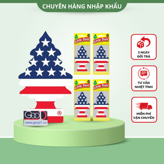 Cây thông thơm khử mùi LITTLE TREES Mỹ khử mùi hôi trong xe oto, tủ quần áo lưu hương cực lâu