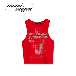 Áo thun croptop ba lỗ moná - 1995's croptop