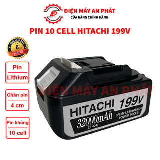 Pin 10 cell HTC 199V chân phổ thông pin máy khoan, máy cưa, bắn vít, máy siết bulong dung lượng cao bảo hành 6 tháng