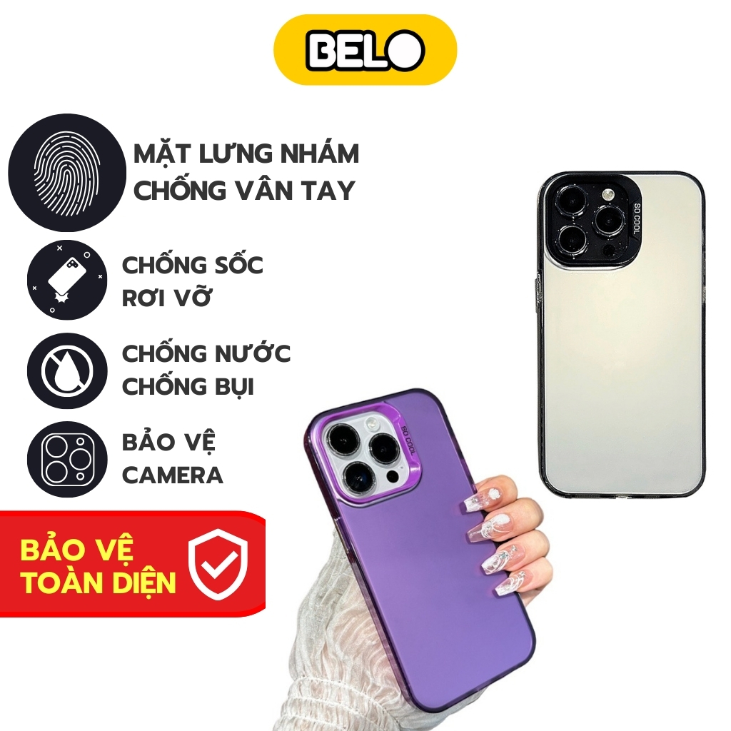 Ốp lưng iphone nhám chống vân tay IMD Laser cao cấp chống sốc cho 7plus/8plus/x/xr/xs/11/12/13/14/15/pro/max/plus/promax