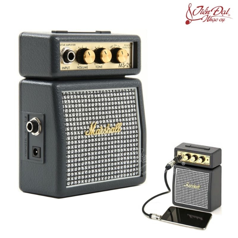 Ampli Đàn Guitar Mini Marshall MS-2C Micro Classic, Kèm Pin 9V
