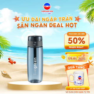 Bình nước thể thao KITA BIKS.0500XC1 (500ML-xanh chàm) - Hàng chính hãng
