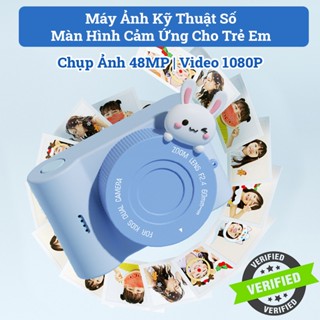 Máy Chụp Hình Kỹ Thuật Số Mini 1080P Màn Hình 48MP 2.4 Inch IPS Với Thẻ Nhớ 32GB Và Giá Đỡ Ba Chân Để Bàn Cho Bé
