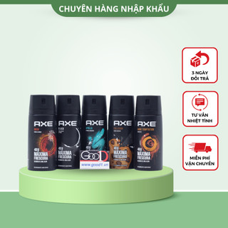 Xịt khử mùi toàn thân nam AXE 150ml UK cao cấp khử mùi cơ thể đủ mẫu