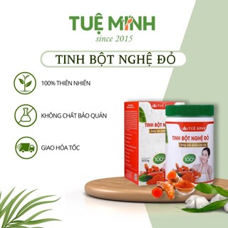 Tinh Bột Nghệ Đỏ Nguyên Chất thương hiệu Tuệ Minh -