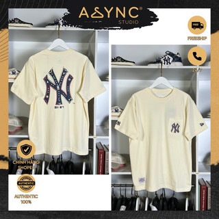 (Auth) Áo Thun New Era x MLB NY Big Paisley Có Túi Màu Kem CODE: 14112263 - Async Studio