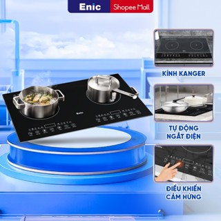 Bếp từ đôi cảm ứng 1 chạm Enic, cao cấp tiện ích không gian bếp
