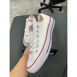 [Real] Converse Classic Trắng Cổ Thấp / White Low giá rẻ