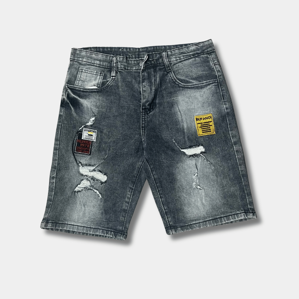 Quần Short Jean Nam chất bò cotton quần lửng jean Quần short nam ngắn QS207(H)