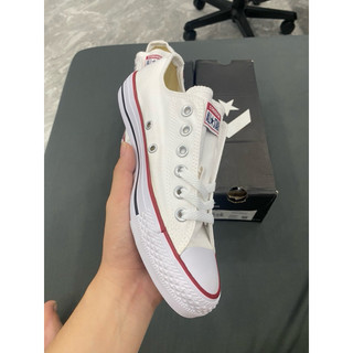 [Real] Converse Classic Trắng Cổ Thấp / White Low giá rẻ