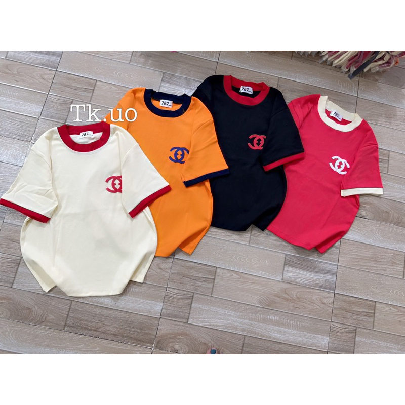 Áo thun zipp babytee Hàng co giãn 4 chiều , mặc mát ạ Freesize < 55ký Sỉ 63-68k