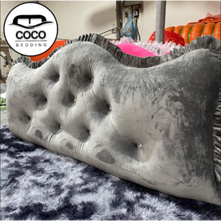 Gối tựa đầu giường loại đẹp đủ mọi kích thước,Gối trang trí phòng ngủ,vải Nỉ Nhung,Fullsize 2m2