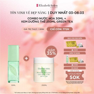 COMBO Nước hoa Nữ Elizabeth Arden Green Tea EDT 30ml + Kem dưỡng thể Green Tea Honey Drops Body Cream 250ml